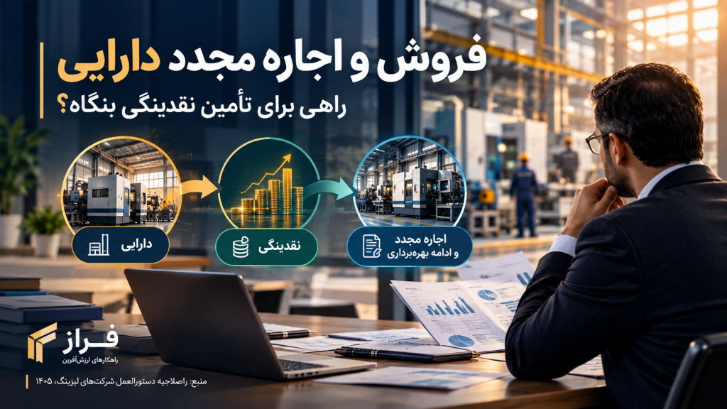 فروش و اجاره مجدد دارایی؛ آیا Sale-Leaseback می‌تواند به تأمین نقدینگی بنگاه کمک کند؟